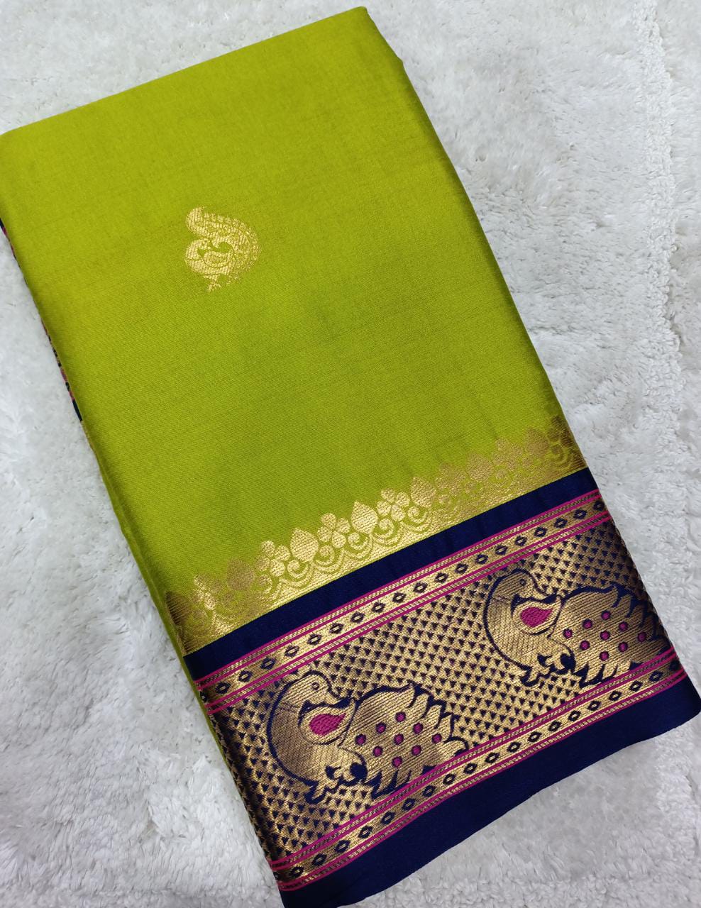  Maharani paithani Designer Cotton Silk Non Catalog Sarees